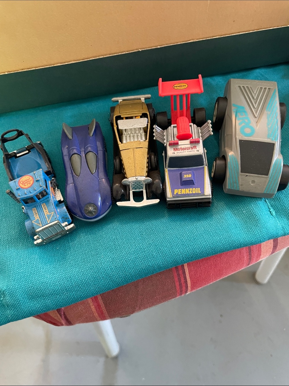 Kids Toy Race Car - Blue and Gold Assortment